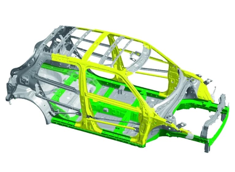 Light, impact-absorbing body: Total Effective Control Technology (TECT)