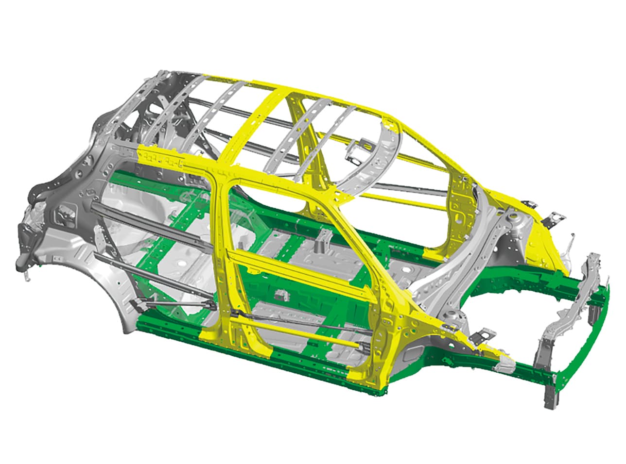 Light, impact-absorbing body: Total Effective Control Technology (TECT)